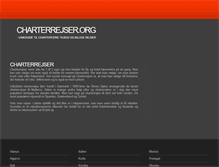 Tablet Screenshot of charterrejser.org